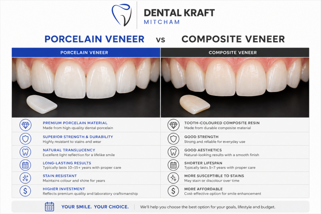 Veneers - porcalin vs composite